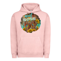 Pigment Salmon nail boss Urban Hoodie - BarkalooDesign