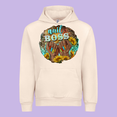 Nail Boss Urban Hoodie Designed By Barkaloodesign