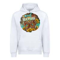 White nail boss Urban Hoodie - BarkalooDesign