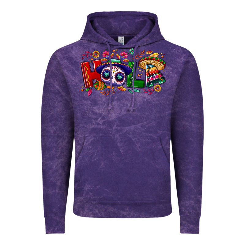 Hola Cinco De Mayo Vintage Hoodie by NancyCooperArtShop | Teevron