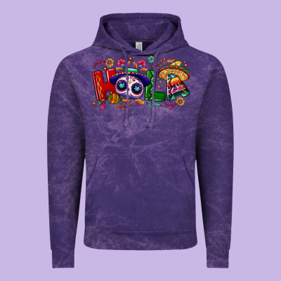 Hola Cinco De Mayo Vintage Hoodie Designed By Nancycooperartshop