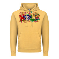 Vintage Mustard Hola Cinco De Mayo Vintage Hoodie - NancyCooperArtShop