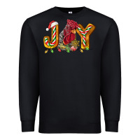 Black Joy Rooster Premium Sweatshirt - LillyAllenDesigns