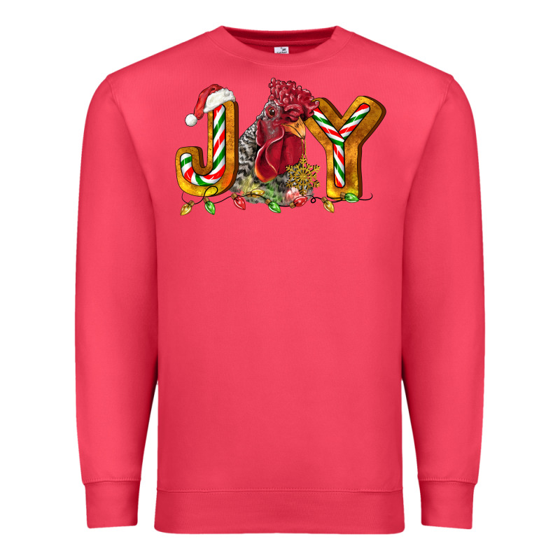 Joy Rooster Premium Sweatshirt by LillyAllenDesigns | Teevron