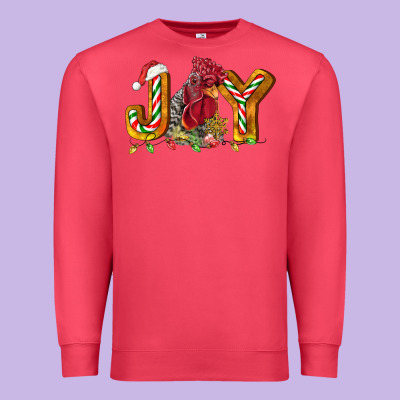 Joy Rooster Premium Sweatshirt Designed By Lillyallendesigns