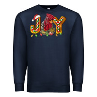 Navy Joy Rooster Premium Sweatshirt - LillyAllenDesigns