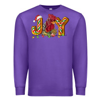 Purple Joy Rooster Premium Sweatshirt - LillyAllenDesigns