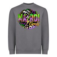 Storm mardi gras lightning Heavyweight Sweatshirt - FaDigitalArtStudio