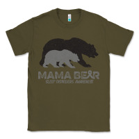 Army Green Mama Bear Sleep Disorders Awareness Classic Tee - Bettercallsaul