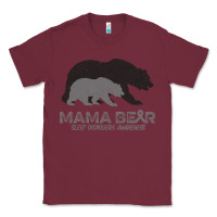 Burgundy Mama Bear Sleep Disorders Awareness Classic Tee - Bettercallsaul