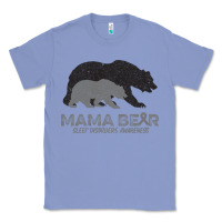 Colony Blue Mama Bear Sleep Disorders Awareness Classic Tee - Bettercallsaul
