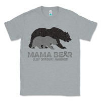 Heather Grey Mama Bear Sleep Disorders Awareness Classic Tee - Bettercallsaul