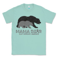 Seafoam Mama Bear Sleep Disorders Awareness Classic Tee - Bettercallsaul