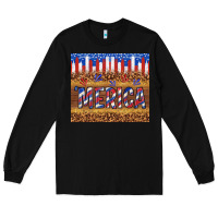 Black 'merica Long Sleeve Tee - TumblerDesignByShophia