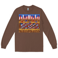 Chestnut 'merica Long Sleeve Tee - TumblerDesignByShophia