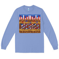 Colony Blue 'merica Long Sleeve Tee - TumblerDesignByShophia
