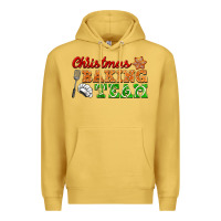 Antique Gold christmas baking team Premium Hoodie - FaDigitalArtStudio