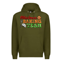Army Green christmas baking team Premium Hoodie - FaDigitalArtStudio