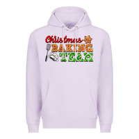 Lilac christmas baking team Premium Hoodie - FaDigitalArtStudio