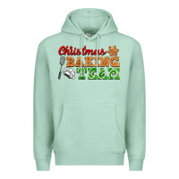 Seafoam christmas baking team Premium Hoodie - FaDigitalArtStudio