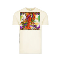 Vintage Arctic Mardi Gras crawfish Vintage Tee - NancyCooperArtShop
