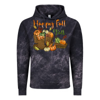 Cloud Black Happy Fall Y'all Vintage Hoodie - texasbilliewilder