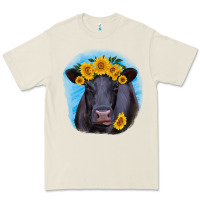 Bone black angus with sunflower Premium Tee - RanaPortraitStore