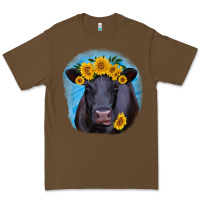 Cacao black angus with sunflower Premium Tee - RanaPortraitStore