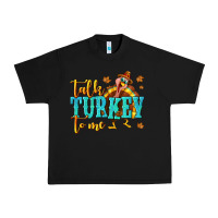 Black Talk Turkey To Me Urban Heavy Tee - texasbilliewilder