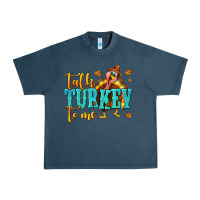 Midnight Navy Talk Turkey To Me Urban Heavy Tee - texasbilliewilder