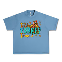 Pebble Blue Talk Turkey To Me Urban Heavy Tee - texasbilliewilder