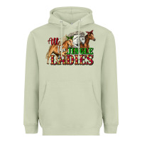 All The Jingle Ladies Christmas Horses Heavyweight Hoodie | Teevron