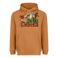 Meerkat all the jingle ladies christmas horses Heavyweight Hoodie - LillyAllenDesigns