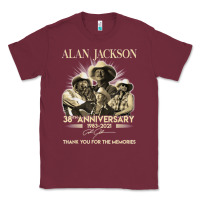 Burgundy Alan Art Jackson Limited Design Gift For Fans Classic Tee - tuanDangUi