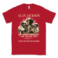 Red Alan Art Jackson Limited Design Gift For Fans Classic Tee - tuanDangUi