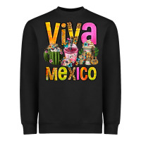 Black viva mexico mexican coffee cups Heavyweight Sweatshirt - FaDigitalArtStudio