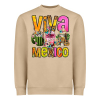 Mushroom viva mexico mexican coffee cups Heavyweight Sweatshirt - FaDigitalArtStudio