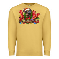 Antique Gold joy pig Premium Sweatshirt - LillyAllenDesigns