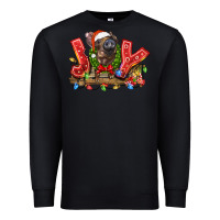 Black joy pig Premium Sweatshirt - LillyAllenDesigns