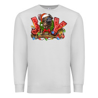 Dove Grey joy pig Premium Sweatshirt - LillyAllenDesigns