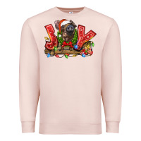 Pale Pink joy pig Premium Sweatshirt - LillyAllenDesigns