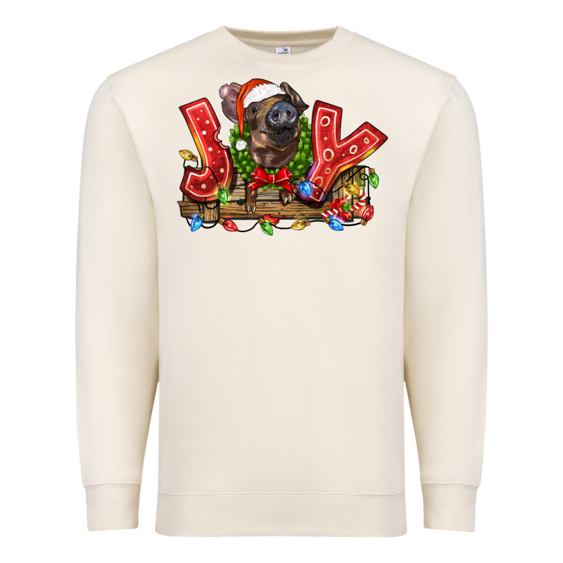 Joy Pig Premium Sweatshirt by LillyAllenDesigns | Teevron