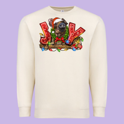 Joy Pig Premium Sweatshirt Designed By Lillyallendesigns