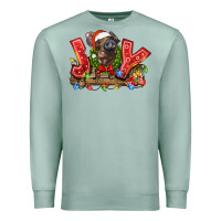 Seafoam joy pig Premium Sweatshirt - LillyAllenDesigns
