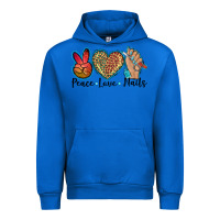 Cobalt peace love nails Urban Hoodie - BarkalooDesign