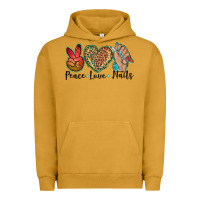 Pigment Peanut Butter peace love nails Urban Hoodie - BarkalooDesign