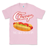 Bubblegum Pink chicago hot dog summer style 4th of july no ketchu Classic Tee - tuanDangUi