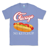 Colony Blue chicago hot dog summer style 4th of july no ketchu Classic Tee - tuanDangUi