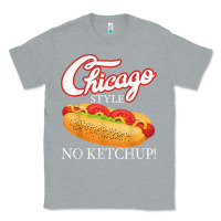 Heather Grey chicago hot dog summer style 4th of july no ketchu Classic Tee - tuanDangUi