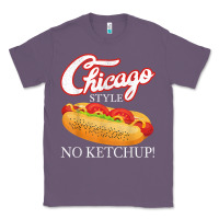 Lavender chicago hot dog summer style 4th of july no ketchu Classic Tee - tuanDangUi